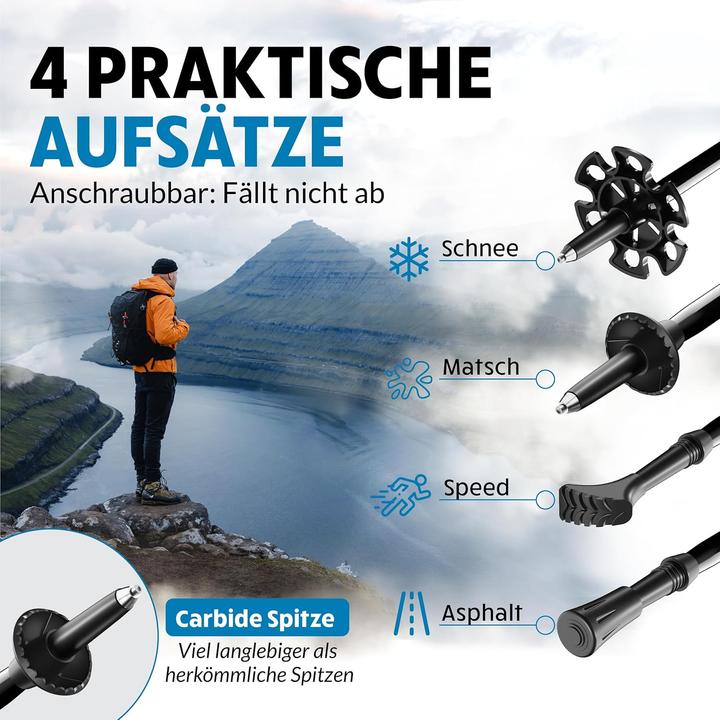 Produktbild Terra Peak Teleskop-Wanderstöcke
