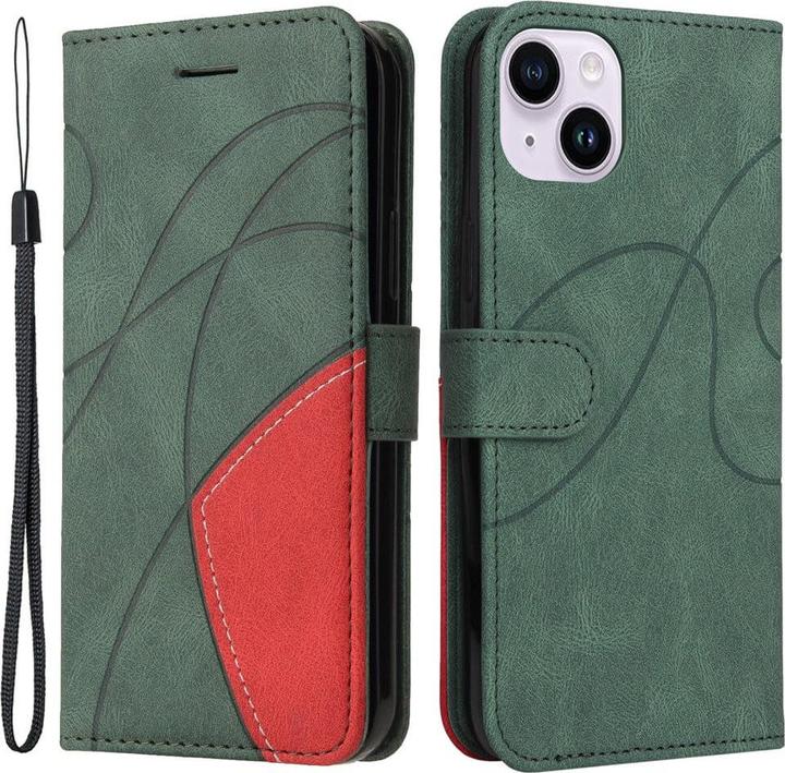 Actual product image Cover-Discount iPhone 15 Plus - Dual colour case cover green (Apple iPhone 15 Plus)
