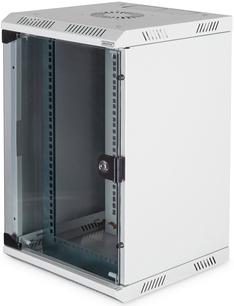 Produktbild Assmann Digitus Kombi-Wandgehäuse 254 mm (10") und 482,6 (19") mm, Wandmontiertes Regal, 10U, 30 k (10 HE, 10 Zoll Rack, 19 Zoll Rack)