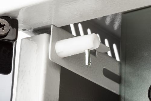 Produktbild Assmann Digitus Kombi-Wandgehäuse 254 mm (10") und 482,6 (19") mm, Wandmontiertes Regal, 10U, 30 k (10 HE, 10 Zoll Rack, 19 Zoll Rack)