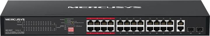 Mercusys MS126CP 24xFE PoE+ 2xGb rack switch (24 Ports)