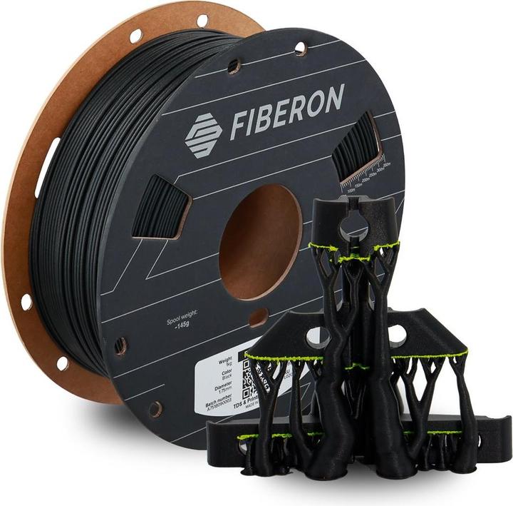 Image du produit Polymaker PET-GF15 1,75mm BLACK 0,5kg (PETG, 1.75 mm, 500 g)