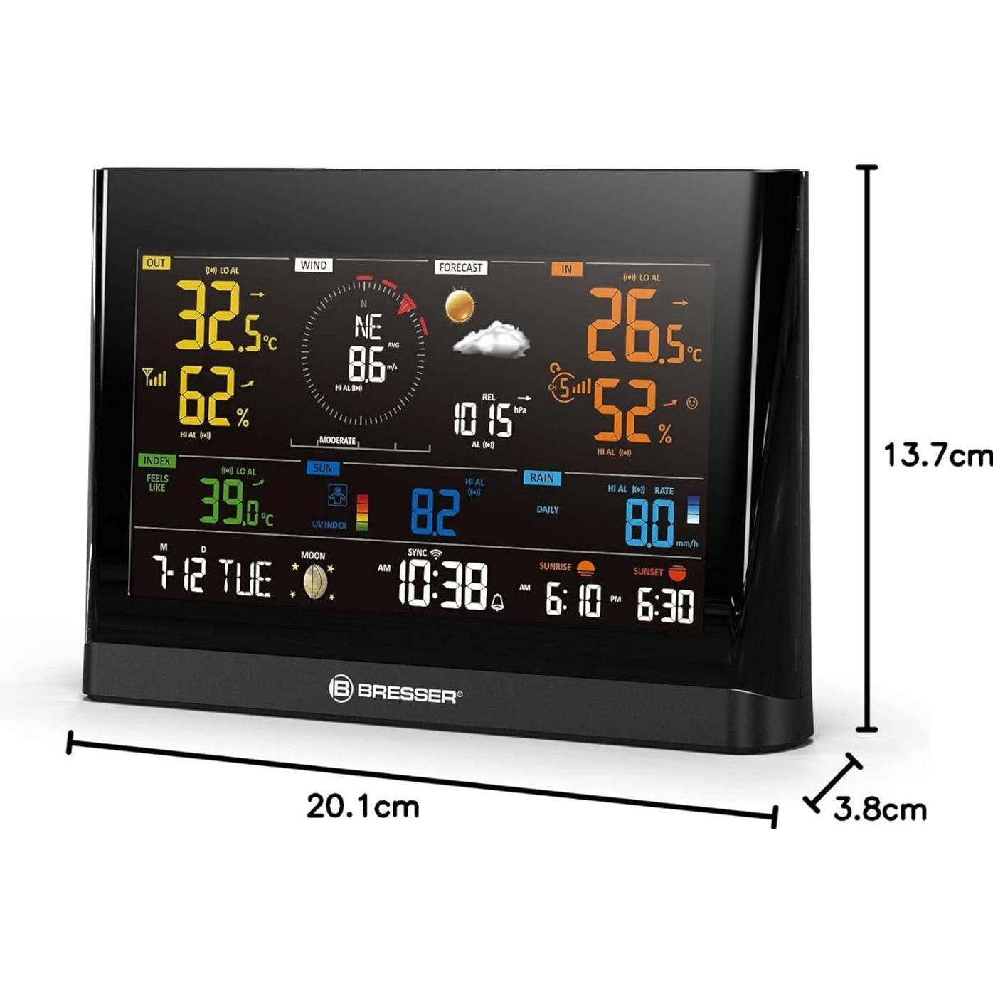 Bresser Weerstation - Basisstation - Compatibel met 7003300, Stazione meteo