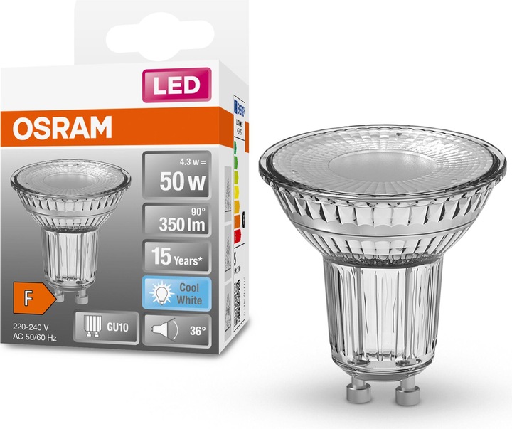 Produktbild Osram Led Star Par16 (GU10, 4.50 W, 345 lm, 1 x, F)