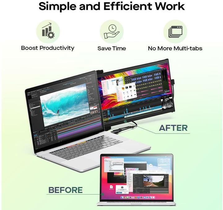 Produktbild Mobile Pixels Duex Max DS (1920 x 1080 Pixel, 14.10")