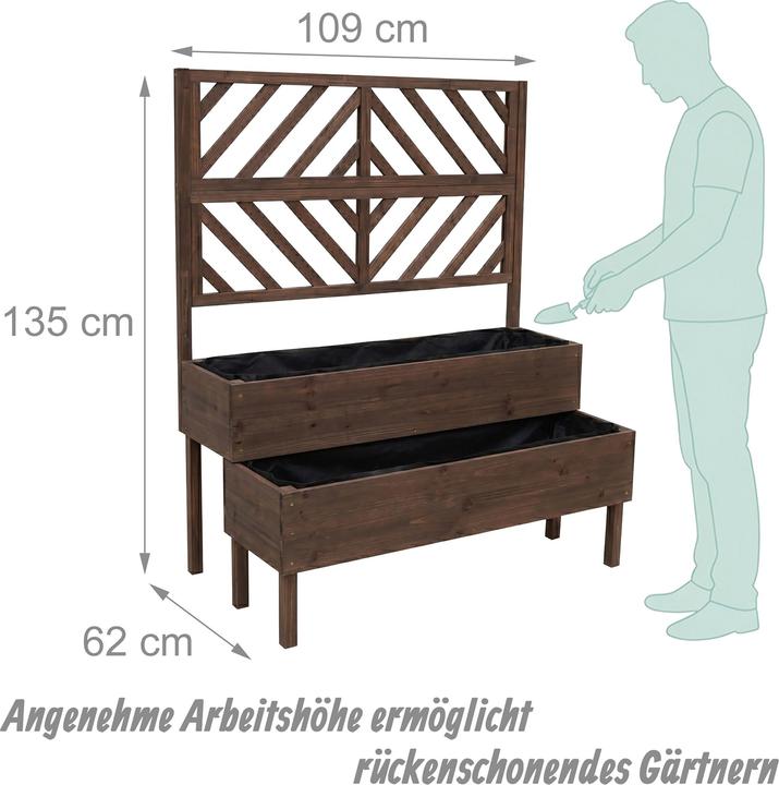 Produktbild Relaxdays Blumenkasten