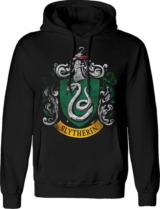 Immagine prodotto Felpa con Cappuccio Serpeverde Effetto invecchiato Adulto Unisex (M)