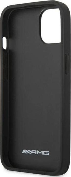 Produktbild Mercedes AMG AMHCP14SDOLBK iPhone 14 6,1" czarny/black hardcase Leather Hot Stamped (Apple iPhone 14)