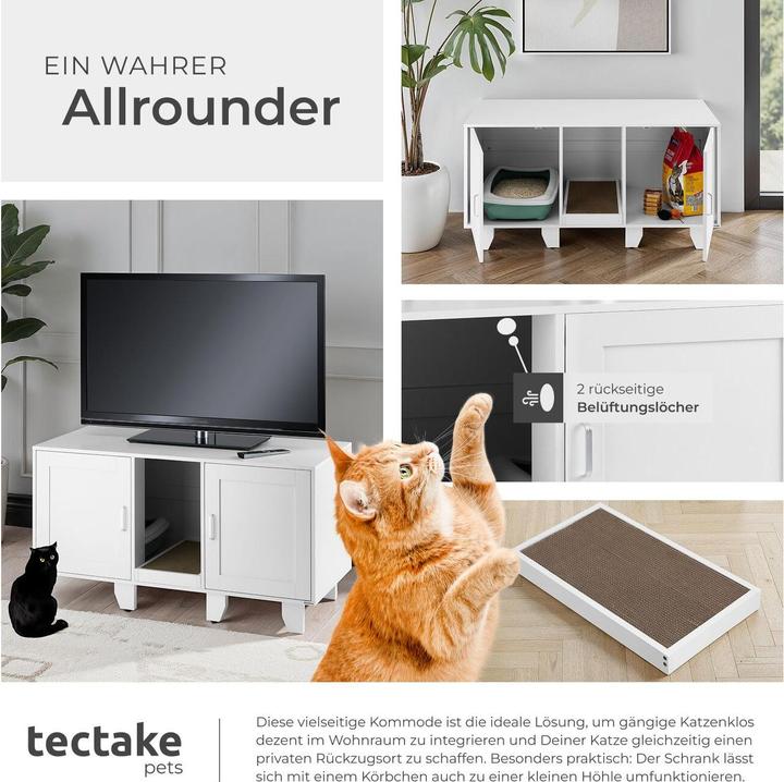 Image du produit tectake Freya (Bac à litière fermé)