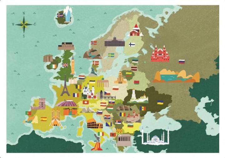 Image du produit Clementoni Puzzle carte du monde Explore 250 pcs. (250 pièces)