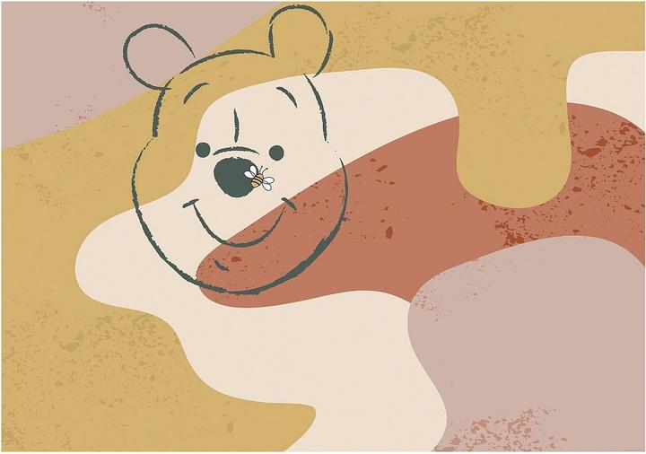 Komar Non-woven Into Adventure Winnie the Pooh Bee 8-panel wallpaper 400 x 280 cm (400 x 280 cm)