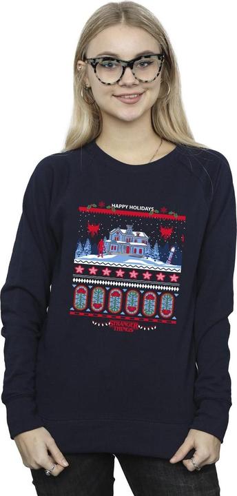 Produktbild Netflix Stranger Things Fair Isle Sweatshirt (L)
