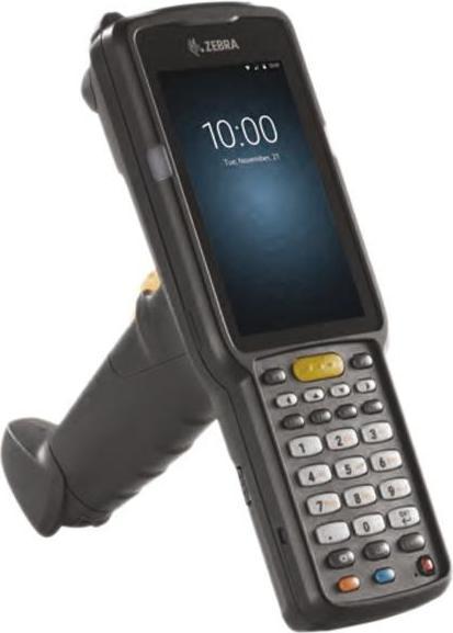 Produktbild Zebra MC3300x, 2D, SE4770, SR, BT, WLAN, NFC, 29-Key num., IP64, Gun, Android 10 (1D-Barcodes, 2D-Barcodes)