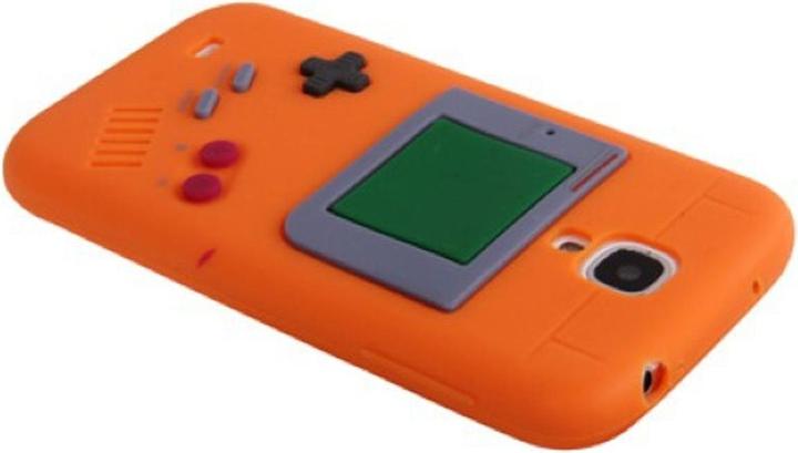 Produktbild König Design Silikonhülle Gameboy für Handy Samsung Galaxy S4 GT I9500 / GT I9505 / LTE+ GT I9506 / Value Edition (Samsung Galaxy S4)