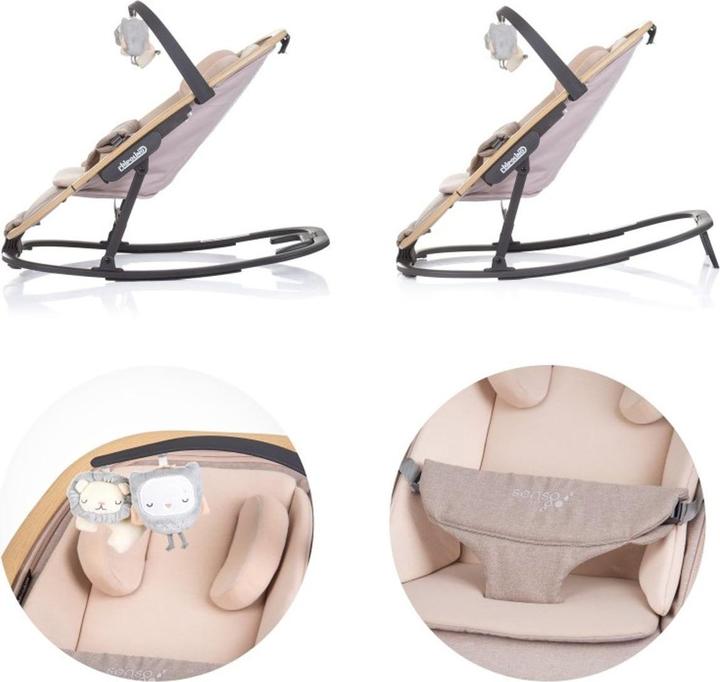 Produktbild Chipolino Babywippe Senso Holzoptik