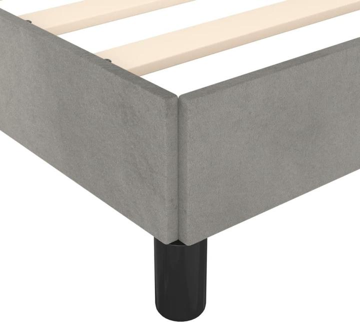 Produktbild vidaXL Bettgestell mit Kopfteil Samt (120 x 190 cm)