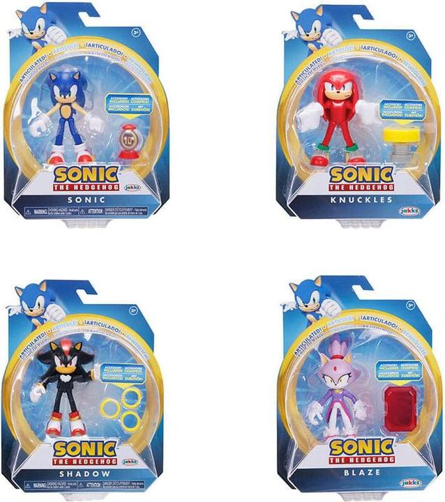 Produktbild Jakks Pacific Sonic the Hedgehog 4 Inch Articulated Figure with Accessory W14, Asst.