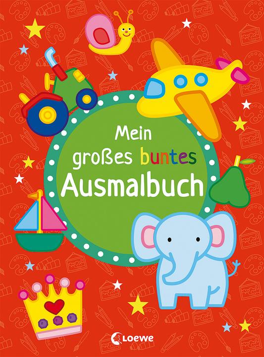 Produktbild Mein grosses buntes Ausmalbuch (Elefant)
