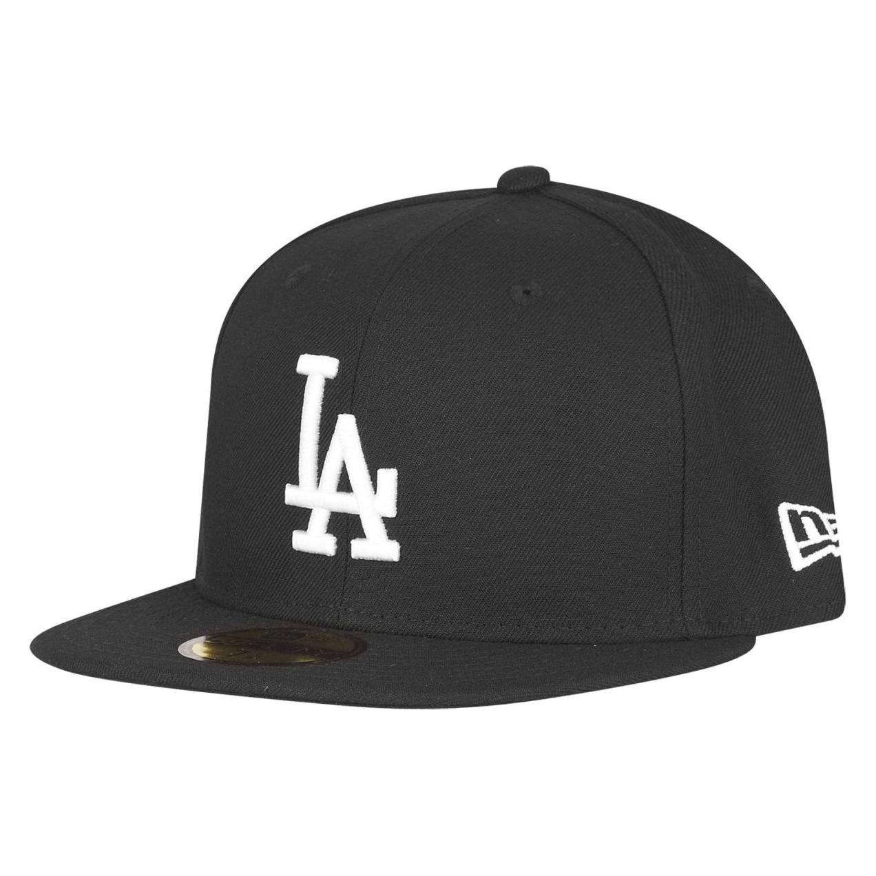New Era, Herren, Cap, 59Fifty Cap - Los Angeles Dodgers Schwarz - 7 5/8, Schwarz, (7 5/8)