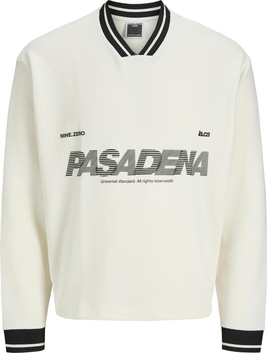Actual product image Jack & Jones Jcohorizon Sports Print Sweat Ls V-Neck (M)