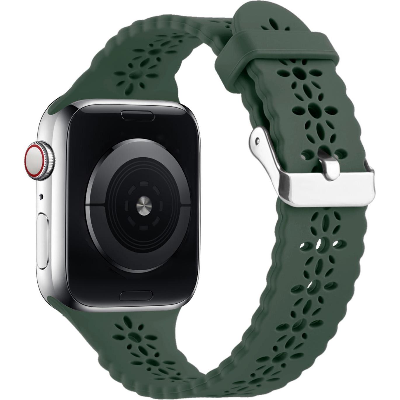 Thumbnail - Strap-it Silikonarmband (Silikon, Apple Watch), Uhrenarmband, Grün