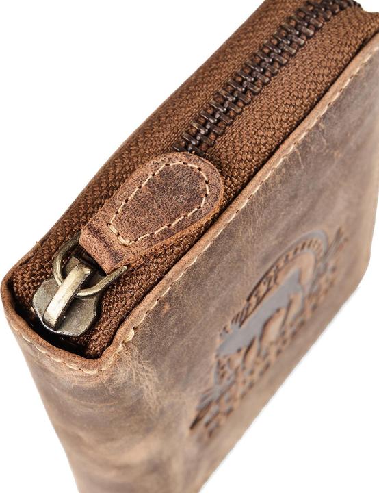 Produktbild Greenburry Huntsman Geldbörse RFID Schutz Leder 10 cm