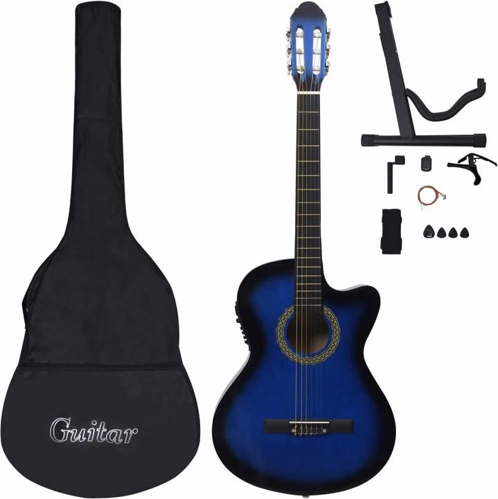 Immagine prodotto VidaXL Hatice (Set di chitarra classica, Plastica rigida, Legno di tiglio)