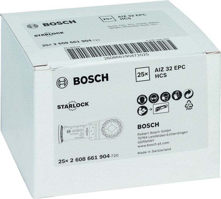 Produktbild Bosch Professional Zubehör HCS Tauchsägeblatt AIZ 32 EPC Wood