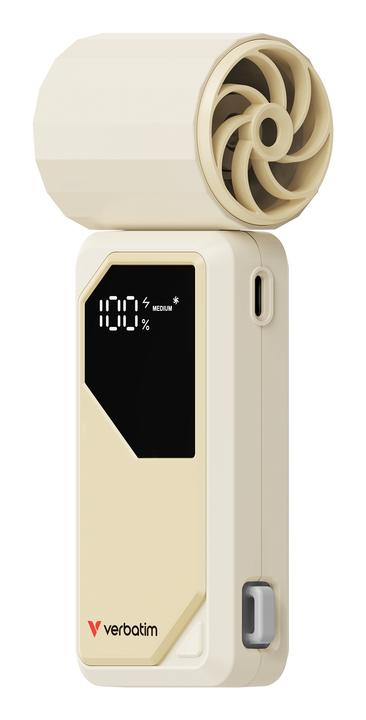 Actual product image Verbatim Handventilator Cool'n'Go AirJet weiss/silber