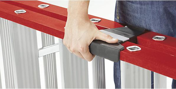 Actual product image Munk Stepladder, double-sided access GRP / aluminium 2x12 steps (Stepladder, 310 cm)