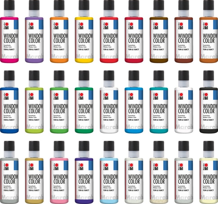Actual product image Marabu Window paint Fun & Fancy (Violet, 80 ml)