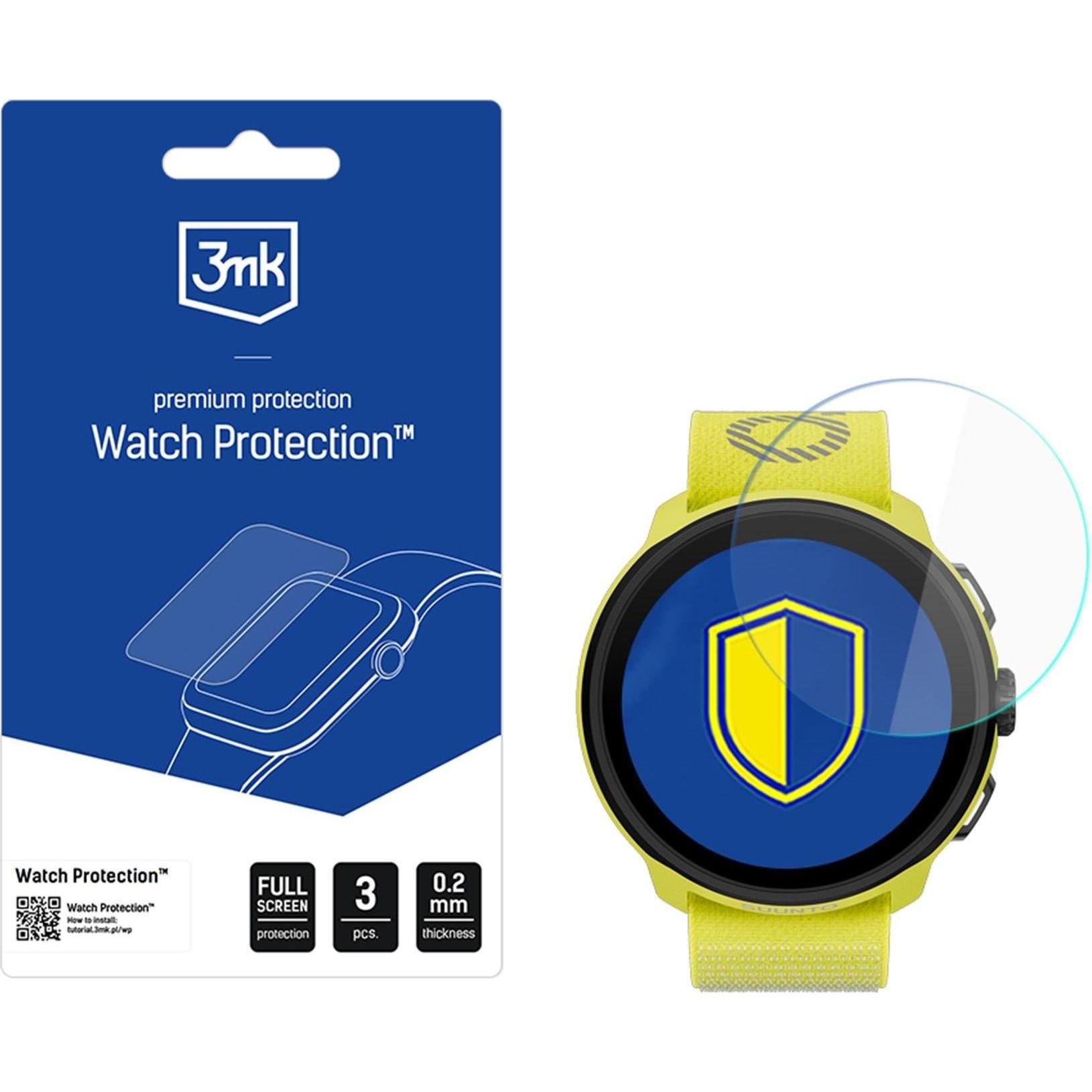 3Mk Trasparente Smartwatch Displayschutzfolie Watch Flexibleglass Für Suunto Run, Pellicola Protettiva Per Smartwatch,