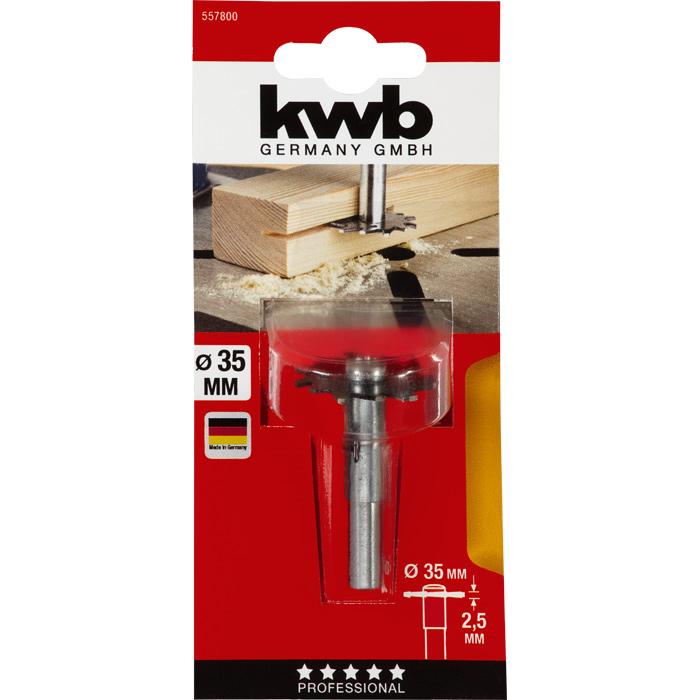 Thumbnail - kwb, Fräser, 557800 Nutfräser 2.5 mm Länge 30 mm 1 Stück