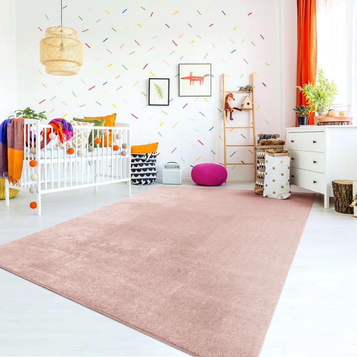 Produktbild TT Home Wohnzimmer Kurzflor Einfarbig Modernes Design Waschbar (100 x 60 cm)