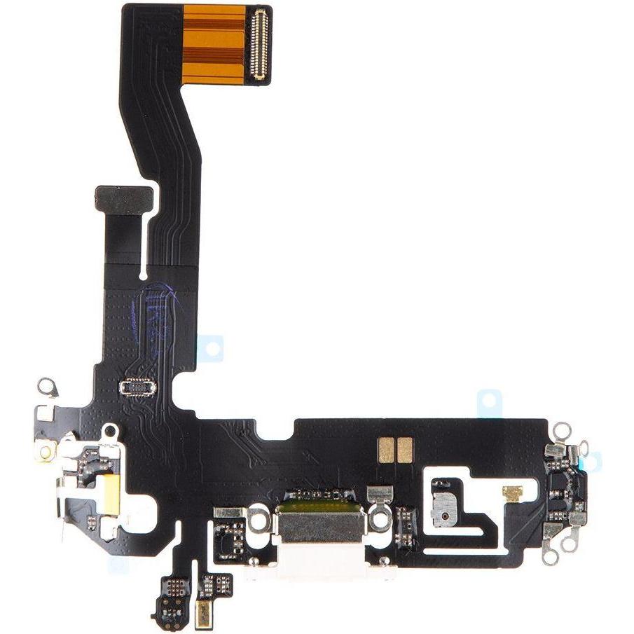 - iPhone 12/12 Pro Flex Cable with Charging Connector White (iPhone 12), Mobilgerät Ersatzteile, Weiss