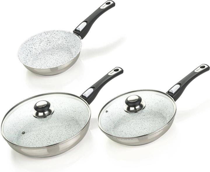 Actual product image Genius Cerafit Mont Blanc (28 cm, Frying pan, Stainless steel, Ceramic)