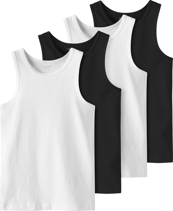 Name it Nkmtank Top 4p Black White Solid