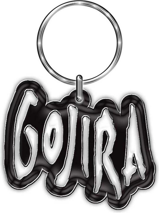 Actual product image Gojira Logo Keyring