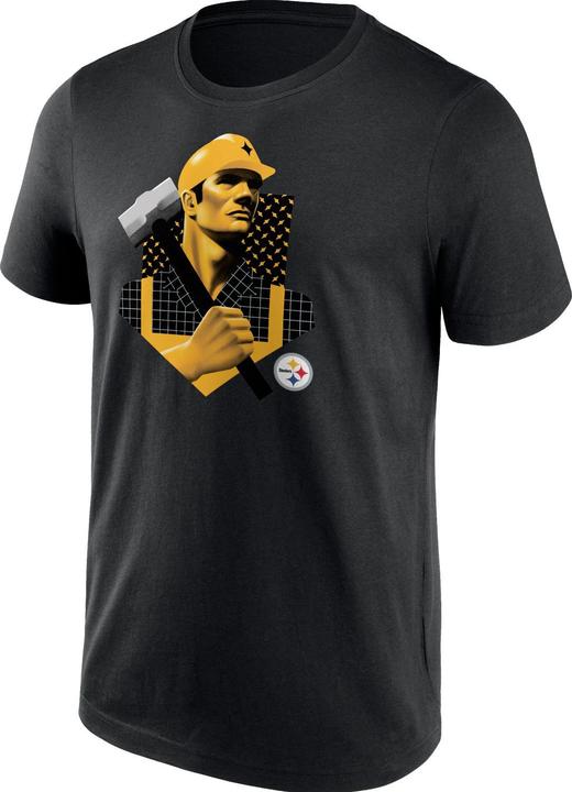 Immagine prodotto Fanatics NFL Shirt - ILLUSTRATION Pittsburgh Steelers - L (L)