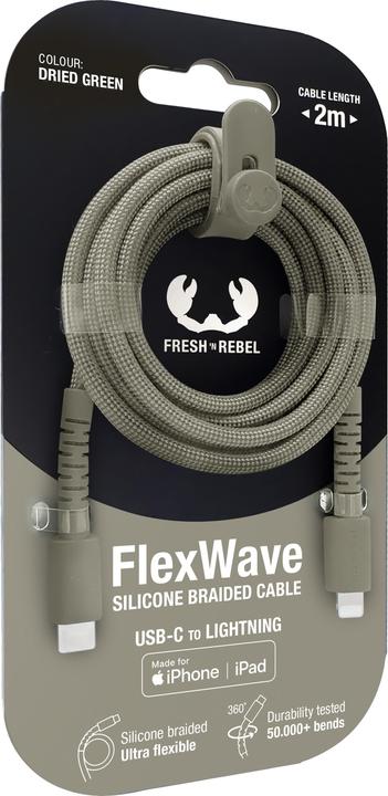 Image du produit Fresh'N Rebel Fresh 'n Rebel USB-C to Lightning Green (2 m, 30 W)