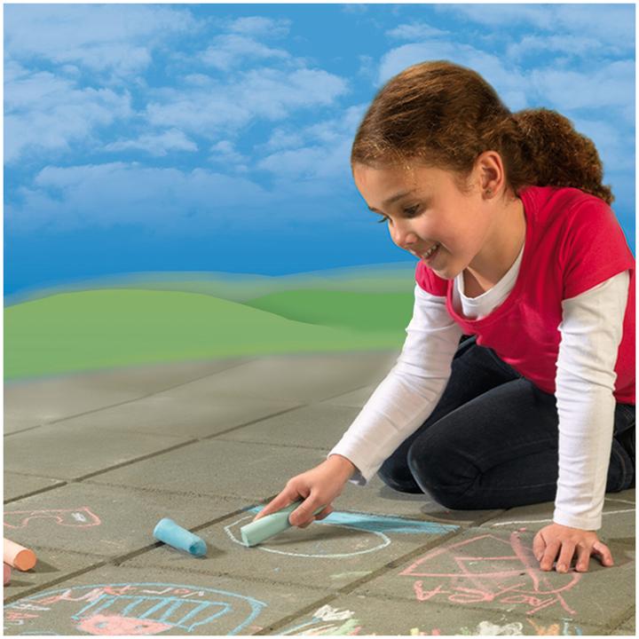 Actual product image Ses Sidewalk chalk (White, Yellow, Violet, Green, Blue, Pink, 6 x)