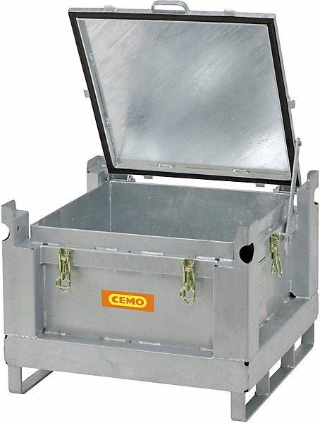Immagine prodotto Cemo Contenitore in acciaio per stoccaggio e trasporto di batterie ricaricabili