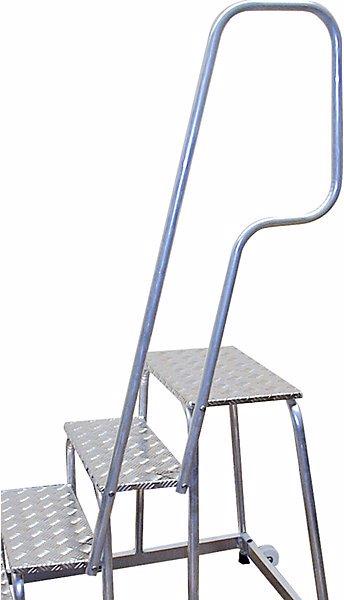 Actual product image Krause Hand rail, for STABILO mobile machine steps, 3 to 5 steps.