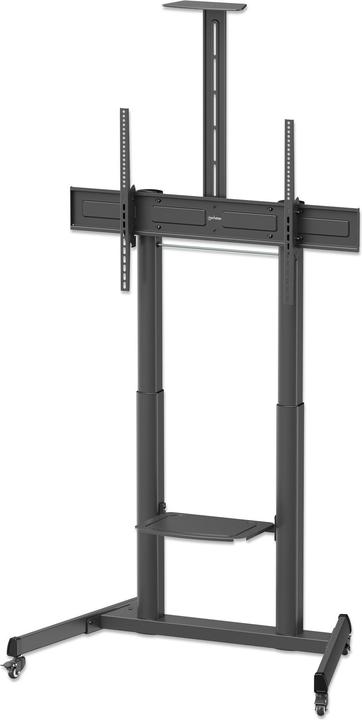 Manhattan Multimedia TV-Ständer auf Rollen, werkzeuglos höhenverstellbar, für 60" bis 120" Grossbildschirme (120", 120 kg)