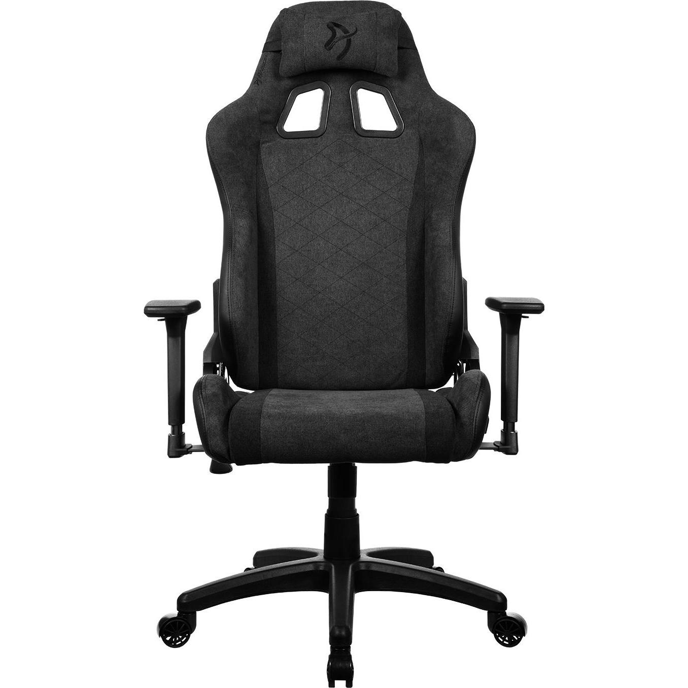 Arozzi Gaming Stuhl Avanti Dark grey SoftFabric, Gaming Stuhl, Grau