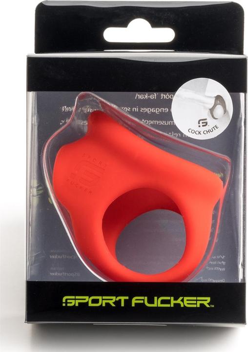 Produktbild Sport Fucker Liquid Silicone Cock Chute - Red (3.70 cm)
