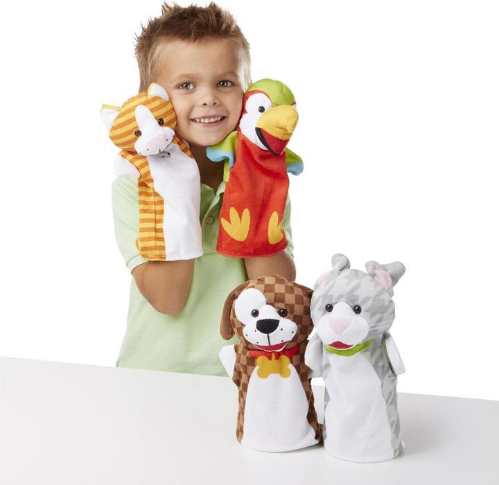 Image du produit Melissa & Doug Playful Pets Hand Puppets