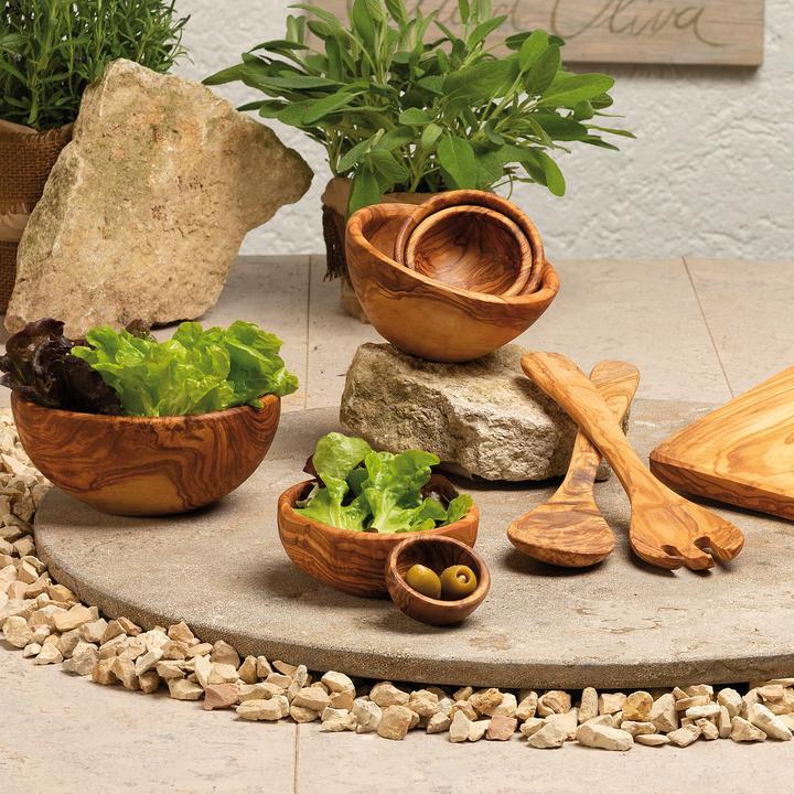 Actual product image Natura Punto Olive wood salad servers (Salad servers)