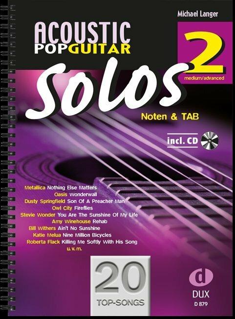 Immagine prodotto Acoustic Pop Guitar Solos 2 (Tedesco, Michael Langer, 2011)