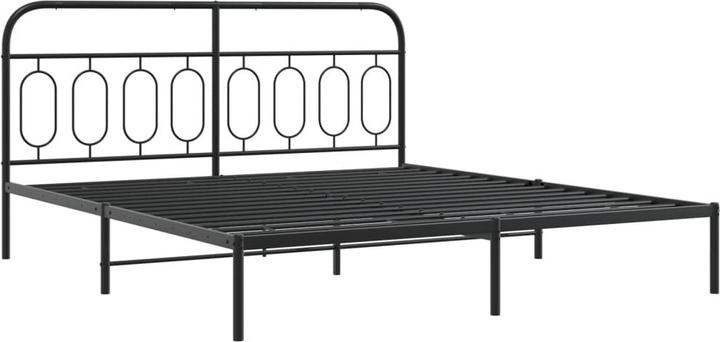 Actual product image VidaXL Bed frame with headboard (180 x 200 cm)
